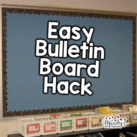 Bulletin Boards- More Than You Will Ever Want to Know - Mandy's Tips