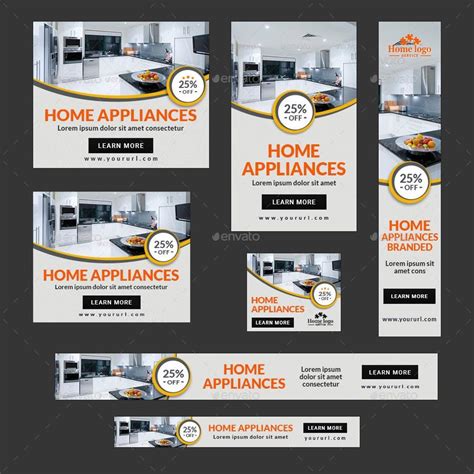 Home Appliances Banners Smart Home Appliances Appliances Design