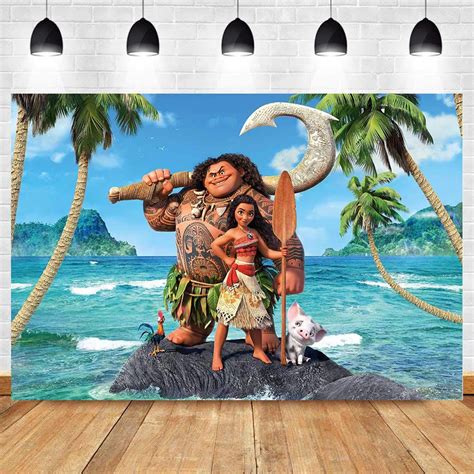 Buy Mmy 5x3ft Moana Maui Beach Theme Backdrop Baby Shower Girl Birthday