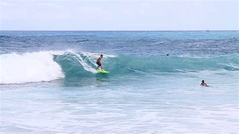 Sandy Beach Oahu Hawaii Big Shore Break Surfing Bodysurfing Boogie