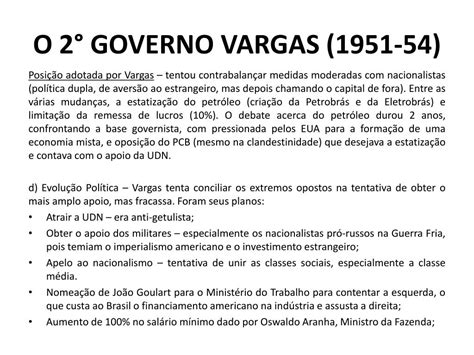 PPT PERÍODO DEMOCRÁTICO 1946 1964 PowerPoint Presentation free