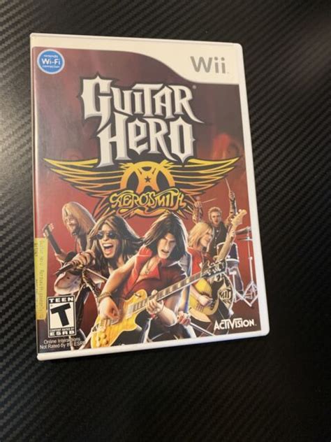 Guitar Hero Aerosmith Nintendo Wii 2008 For Sale Online Ebay