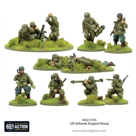 Warlord Games Bolt Action Usa Us Airborne Support Group 1944 45