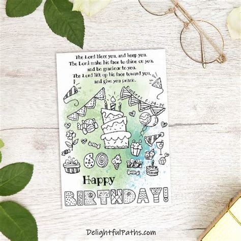Printable Milestone Birthday Cards Delightful Paths