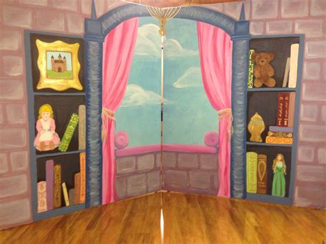 Fionas Bedroom Interior Folding Panel Shrek Costume Stage Set