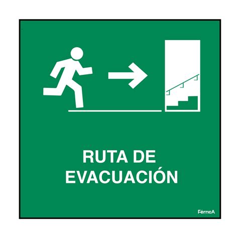 Ruta De Evacuacion A La Derecha