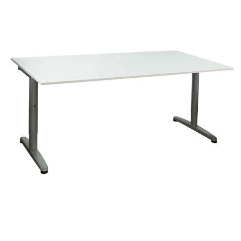 Ikea Galant Used X Adjustable Height Laminate Table White