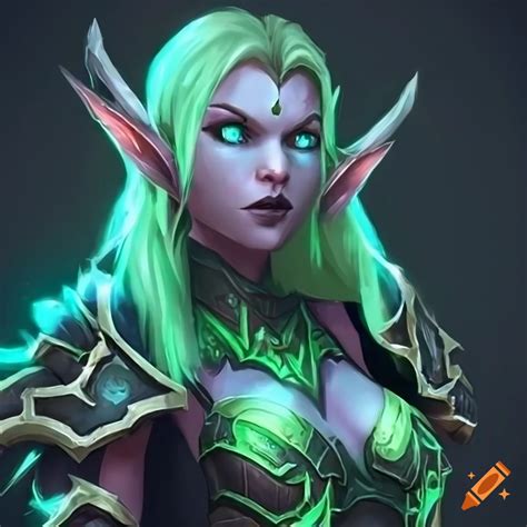 Night Elf Demon Hunter From World Of Warcraft