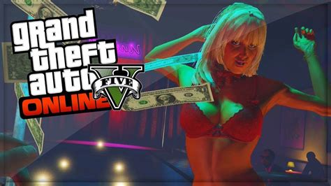 Grand Theft Auto Online Strip Club With Franklin Pc Youtube