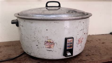 Giant Rice Cooker Cooks Kg Of Rice Giant Rice Cooker Restoration
