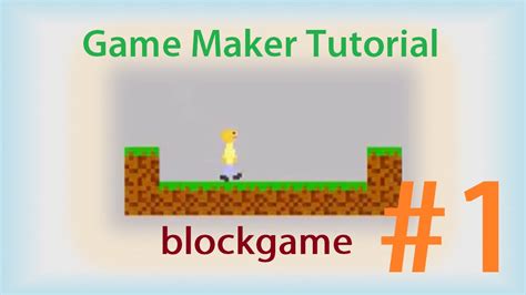 Game Maker Tutorial Blockgame 1 Youtube