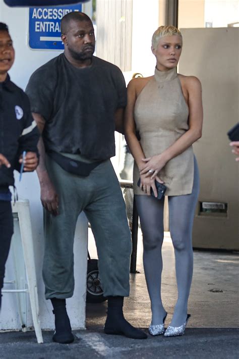 Kanye West Wife Bianca Censori Pack On Pda At Santa Monica Lunch Date