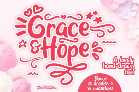 Grace And Hope Font Handletteryean Fontspace