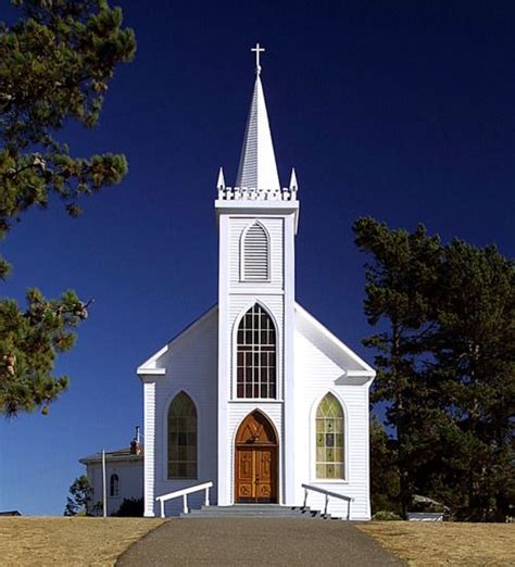 Beautiful White Church Churchs Pinterest