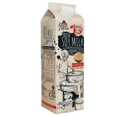 Soy Milk Unsweetened Farm Fresh Malaysia