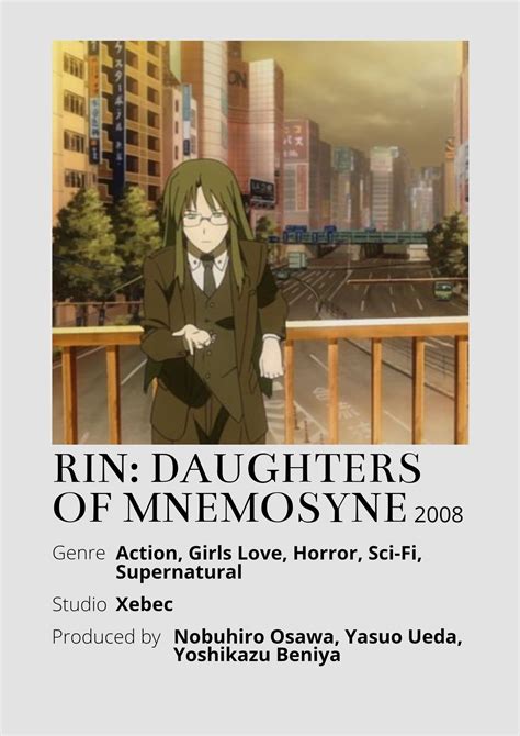 Rin Daughters Of Mnemosyne In 2022 Mnemosyne Anime Minimalist