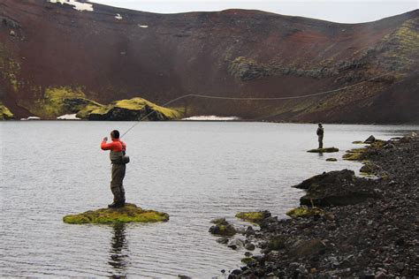 Volcano Crater Guided Fishing Tour In The Icelandic Highl