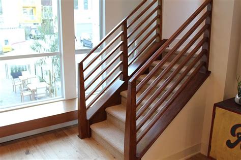 This is the classic railing and most wood railings are seen as being vertical between the posts. Contemporary Railings - HCI Railing Systems | Staircase ...