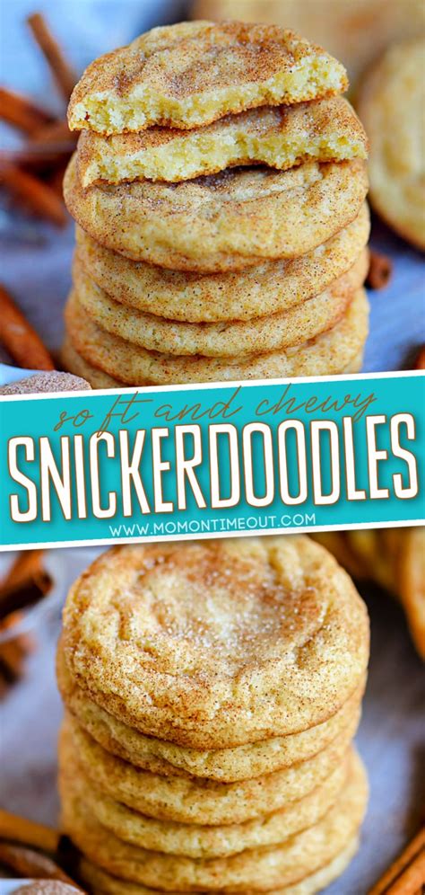 The Best Snickerdoodle Recipe Soft And Chewy Mom On Timeout
