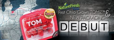 Naturefresh Farms Picks First Ohio Grown Tomz Snacking Tomatoes Debuts New Top Seal Packaging