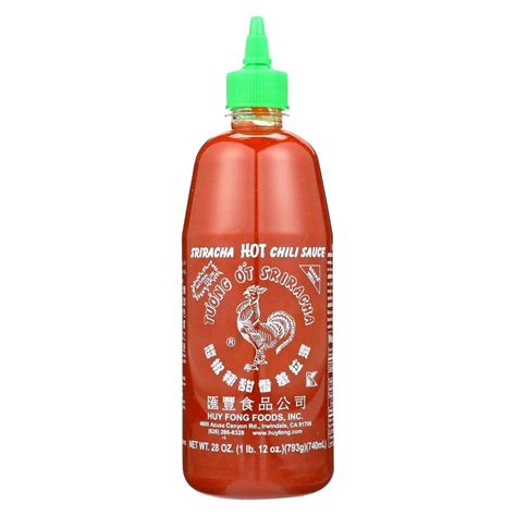 Tuong Ot Sriracha Hot Chili Sauce 28oz Grocery And Gourmet Food