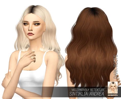 Miss Paraply Sintiklia Andrea Solids And Dark Roots • Sims 4 Downloads