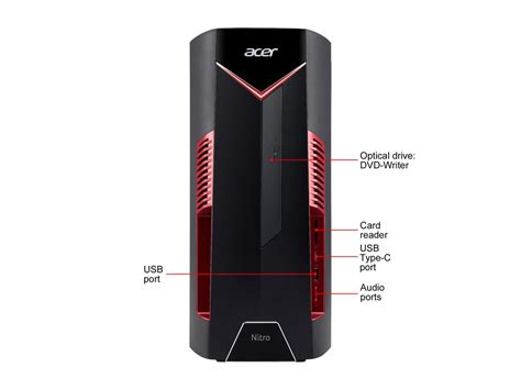 Acer Gaming Desktop Nitro 50 N50 600 Ur15 Intel Core I5 8th Gen 8400 2