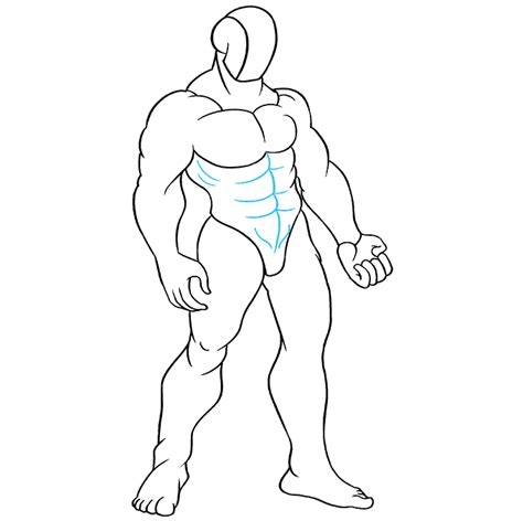 How To Draw The Muscles And Fighting Poses Easy Anime Drawing Tutorial
