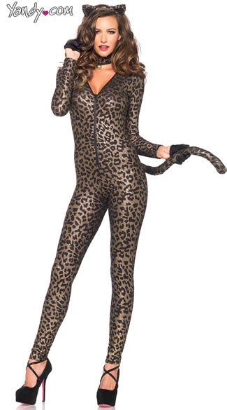 Sex Kitten Costume Cat Woman Costume Sexy Cat Jumpsuit Costume
