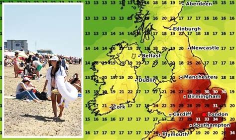 Uk Heatwave Huge Azores Plume Triggers Seven Day Scorcher As Britain