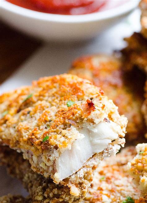 Almond Chicken Crusted And Baked