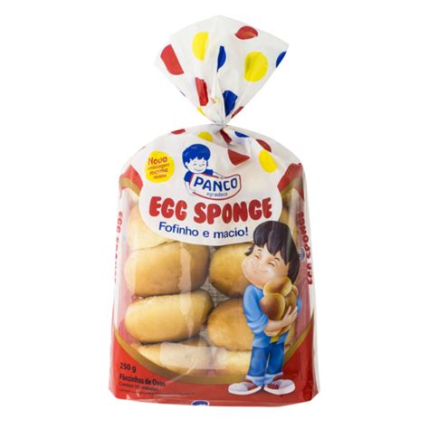 Bisnaguinha Egg Sponge PANCO g Pão para Lanche marche com br