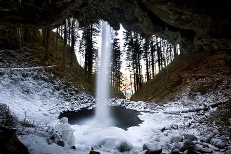 Amazing Waterfall Cave Photo