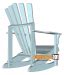 Adirondack Rocking Chair Plans Back View 64x75 