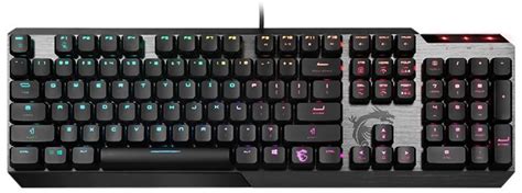 Msi Vigor Gk50 Rgb Low Profile Mechanical Gaming Keyboard Kailh