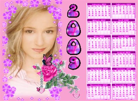 Jenni Jenn S Kimi Frames 2009 May Js Js Calendar 2009 Pink Â°Â°Â° Thank You For Using My