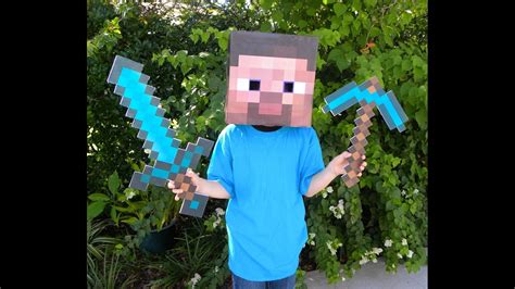 Diy Minecraft Steve Halloween Costume Youtube