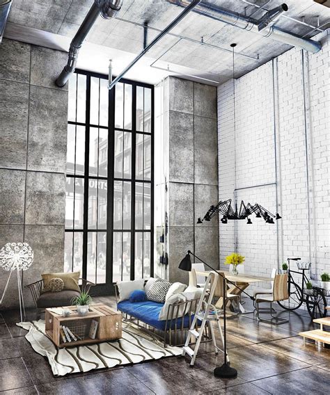 Exposed Concrete Walls Ideas And Inspiration Industrial Interior Design