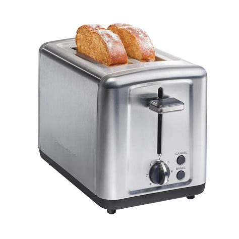 Hamilton Beach 2 Slice Brushed Stainless Steel Toaster 985119790m The