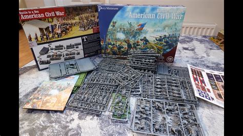 Unboxing Perry Miniatures Acw Battle In A Box Youtube
