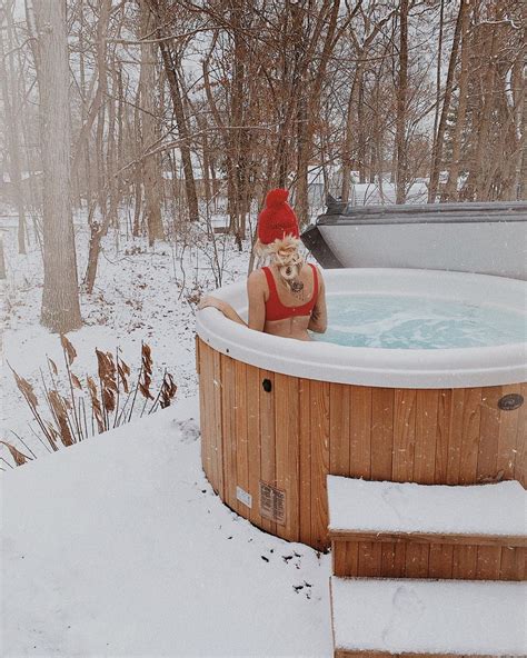 Hannah ☾ On Instagram A Hot Tub In The Snow Is Another Level Of Magic