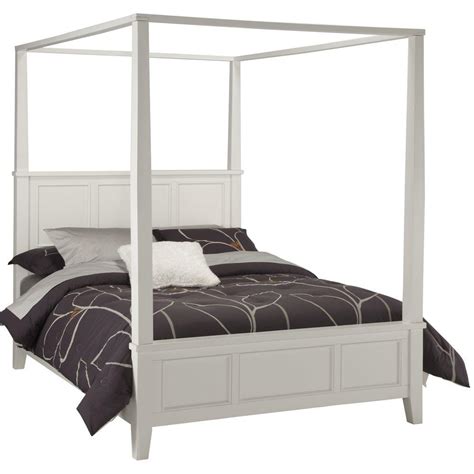 Shop wayfair for all the best canopy beds. Home Styles Naples White Queen Canopy Bed-5530-510 - The ...