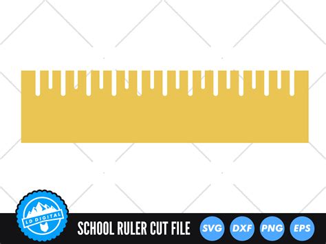 Ruler Svg School Ruler Svg Graphic By Lddigital · Creative Fabrica