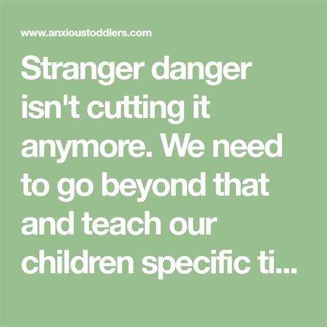 Beyond Stranger Danger Tips That Can Save Your Kids Life