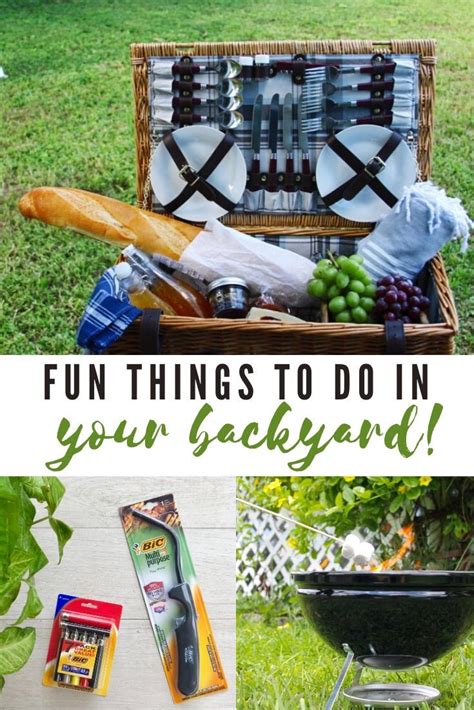 Fun Things To Do In Your Backyard This Summer In 2020 Fun Things To