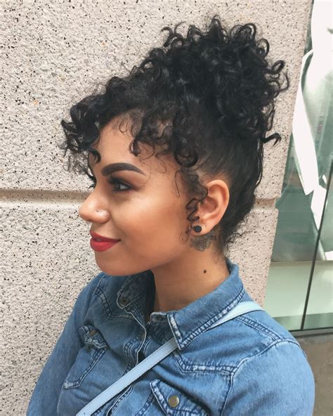 Curly Updo Curly Hair 3a And 3b Hair Instagram Themillennialmama