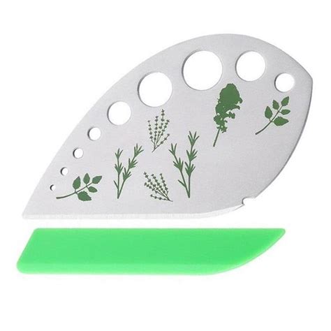 9 Holes Herb Stripper Stainless Steel Kitchen Herb Leaf Stripping Tool