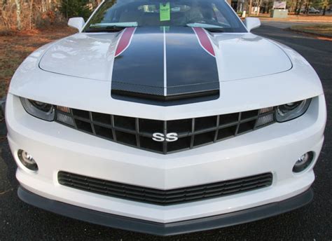 Slp 2010 2013 Camaro Ss Front Grille Insert With Front White Ss Emblems
