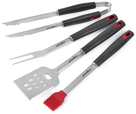 bbq utensils grilling grill utensil tools sets stainless piece steel duty accessories grillaholics heavy premium coolest