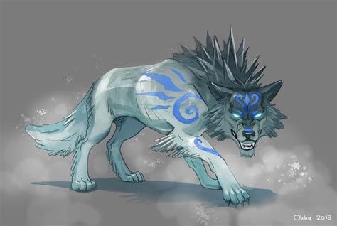 Ice Wolf By Okha On Deviantart
